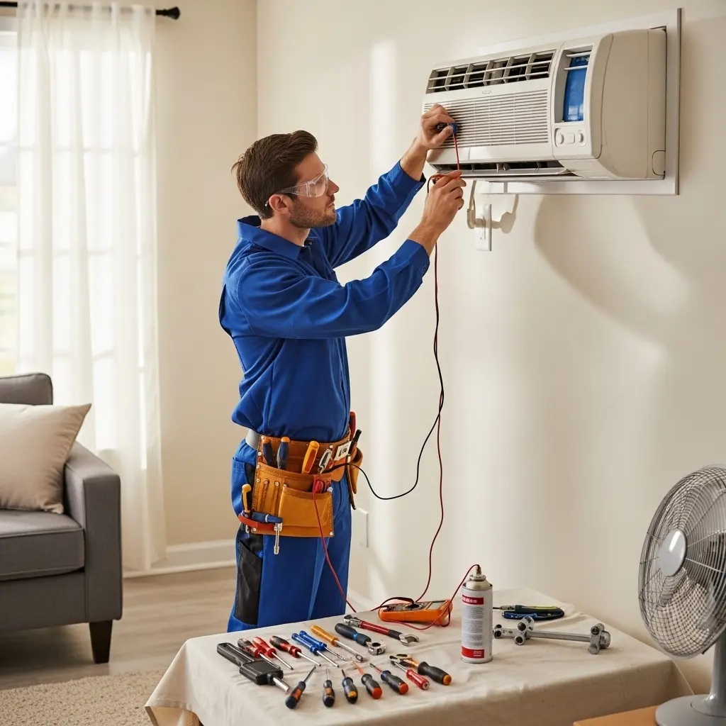 Selendi Tcl Tcl klima gaz dolumu ve bakım – Enerji verimliliği artırıldı. - Teknik servis örneği